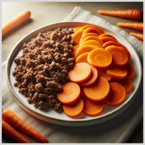 Carne Moída com Cenoura