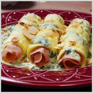 Canelone de Presunto e Queijo