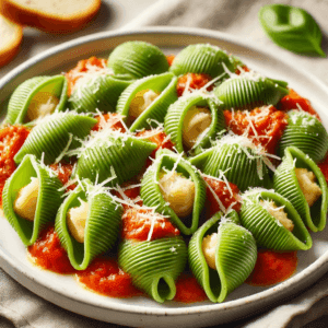 Conchiglione Verde 4 Queijos (Molho 4Q)