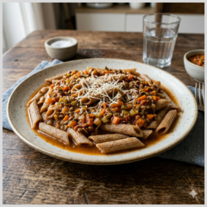 Penne Integral à Bolonhesa Veggie